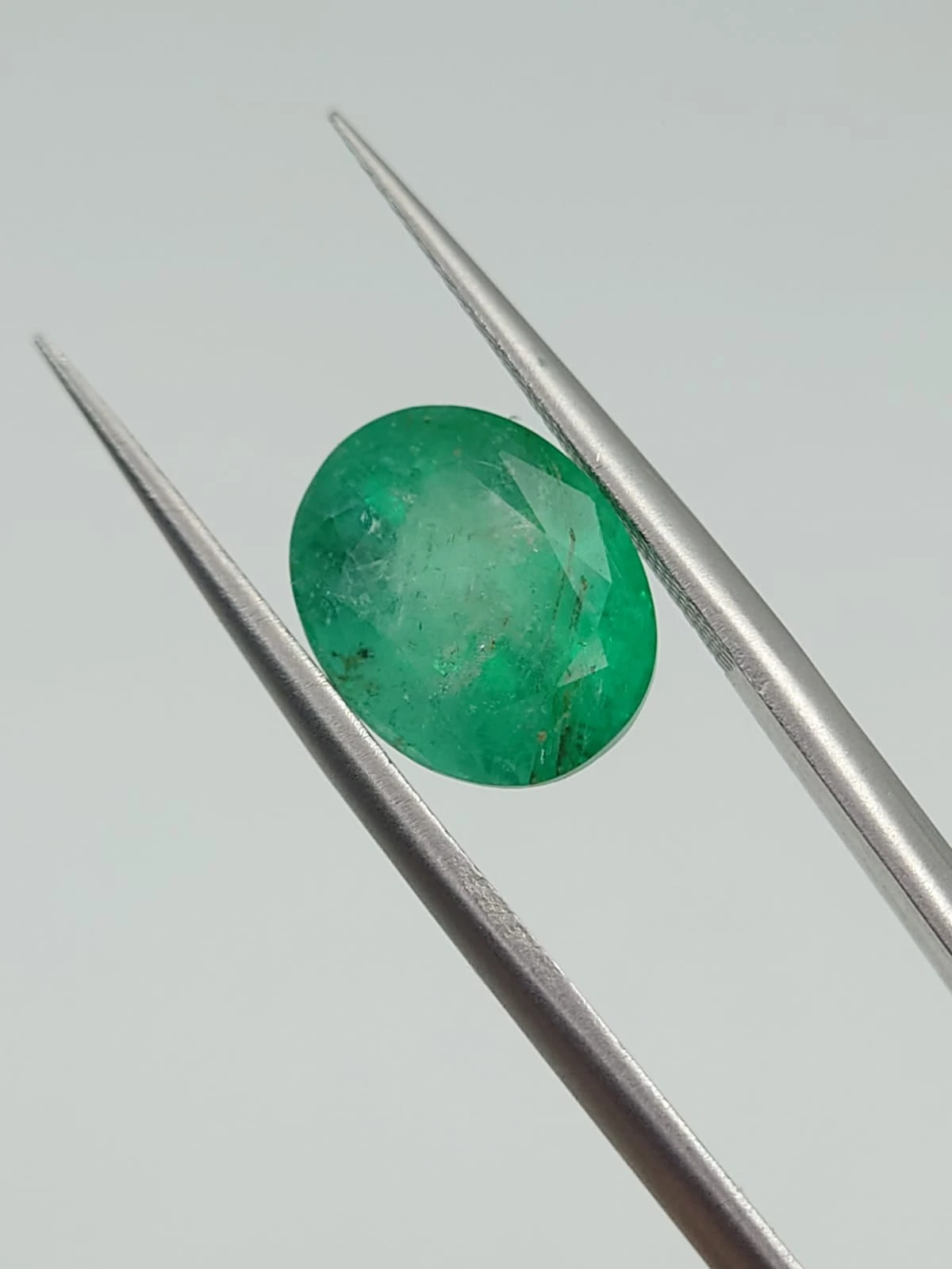 3.72ct Natural Emerald Oval Cut From Panjshir Afghanistan — view 5